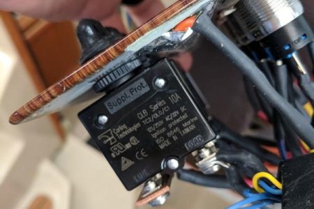 Dashboard button circuit breaker