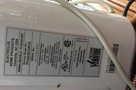 Small Electrolux Dehumidifier