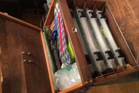 Custom fishing tackle box