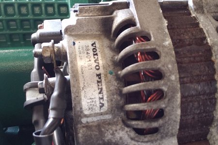 Alternator from below
