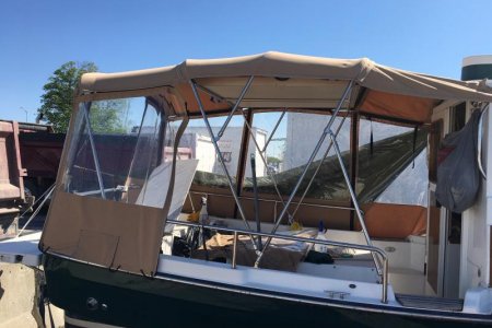Storage under Bimini