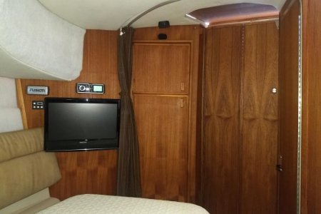 for sale MS Betty TV, Fusion stereo and stateroom ac