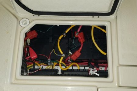 port stern locker - batteries