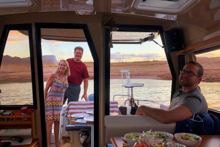 Dinner on the Fantail