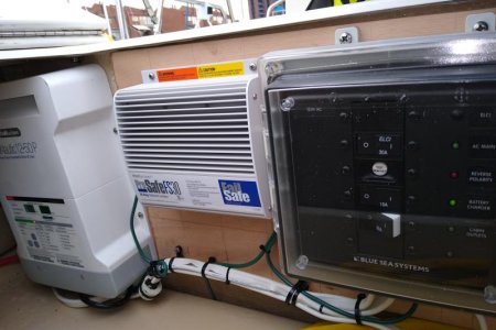 120v Circuit Breaker Box, Galvanic Isolator & Battery Charger