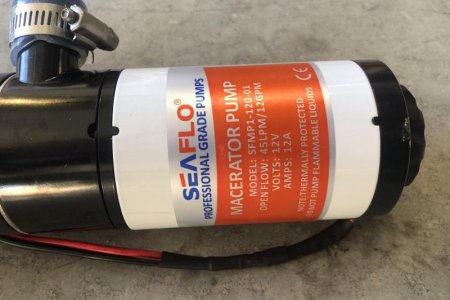 12 Volt Self priming pump,  not can only run dry for minute or two.