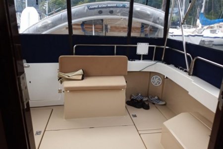 Cockpit looking from the cabin