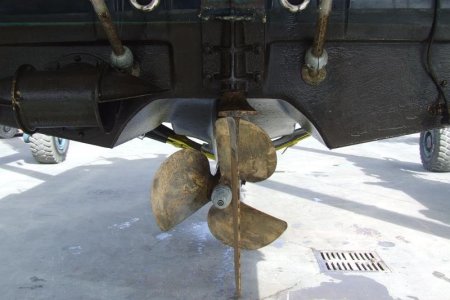 Haulout - Rudder and prop