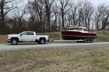 On the trailer