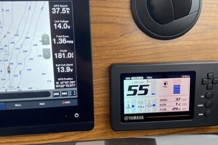Top speed 2 mph less than factory prop