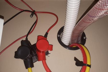 Electrical wiring - Power post under sink