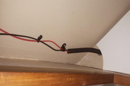Electrical wiring from toilet to switch and post