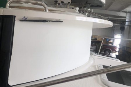 Side photo of installed cover