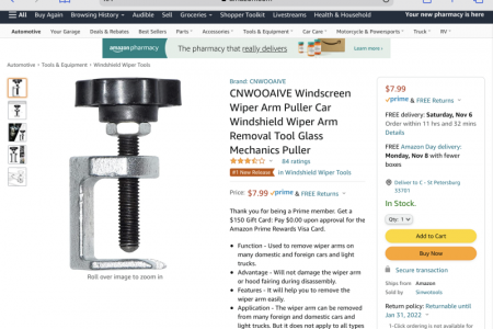 Wiper Puller