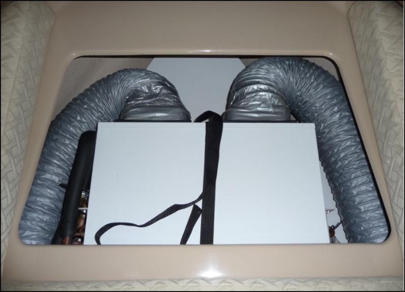 06 Down at AC ducts connected