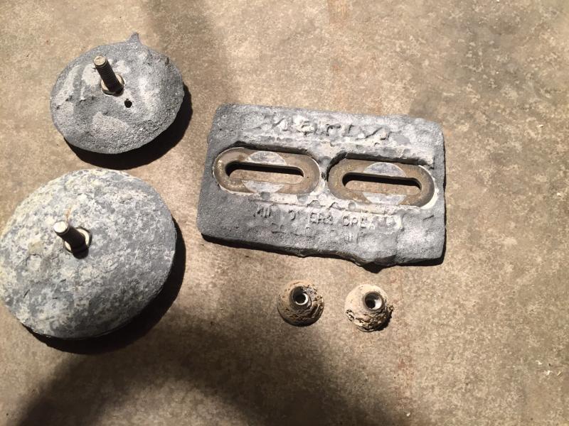 2016 Anodes (other than prop zinc) after 6 months.