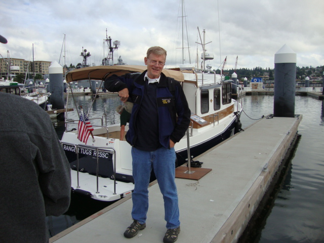 9-11 Bremerton Dr. Jim States (C-Dory SUNFISH) takes a 25 SC demo ride with Jefff