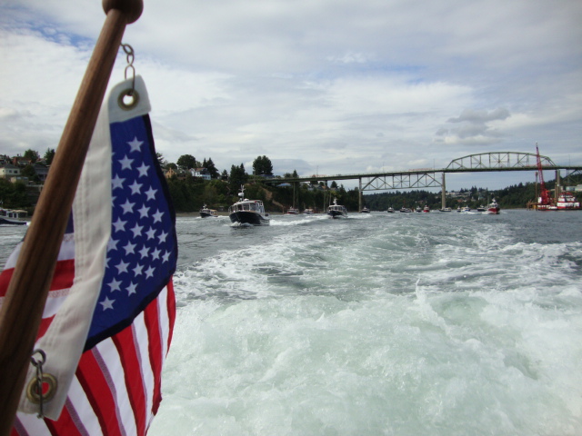 9-11 Bremerton: Tugs making waves for the camera