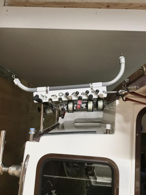 A3. Kayak rack/ rod holder detail