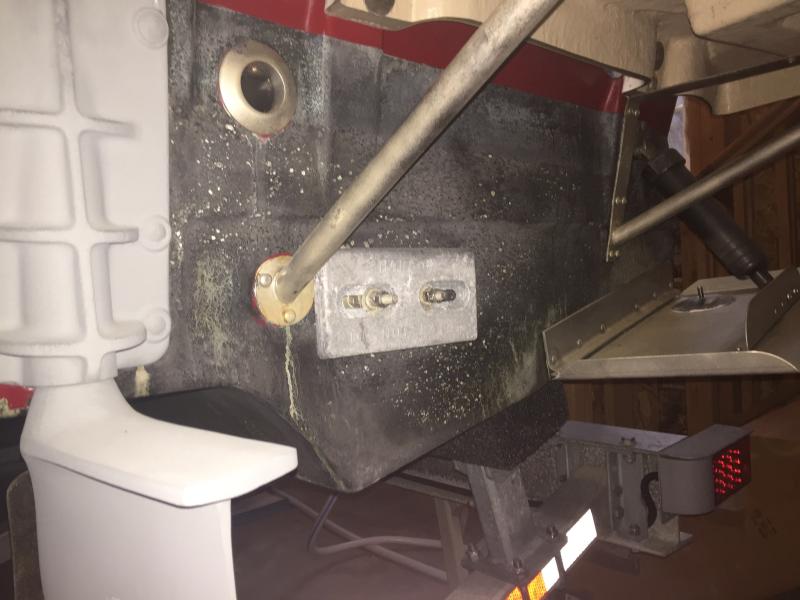 Added transom mini divers dream transom zinc.