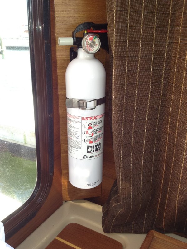 Aft Cabin Fire Extinguisher