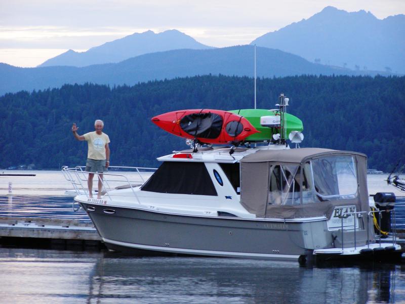 Alderbrook Resort with Olympic Mts in background