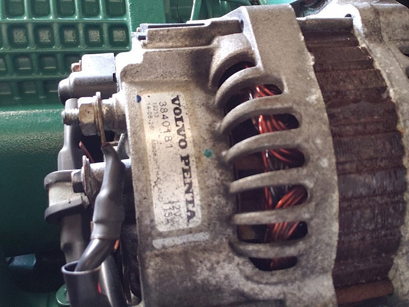 Alternator from below