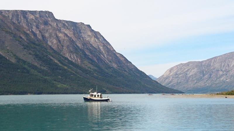 Anchored near Ark Mountain.