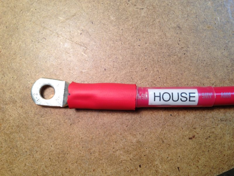 Battery cable completed