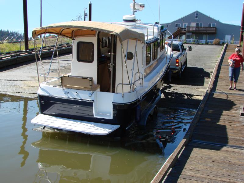 boat being launched