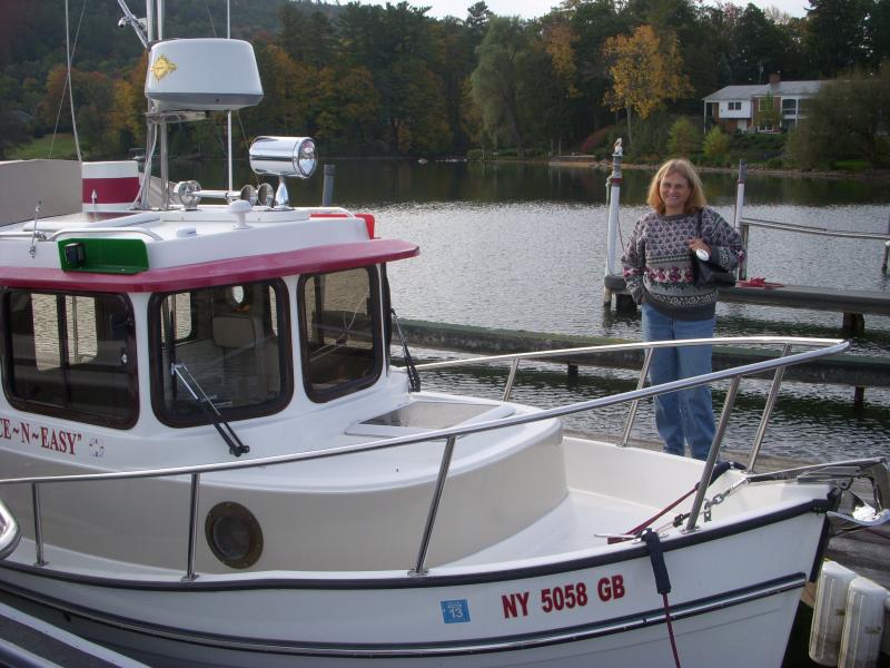Boat  on Lake Otsego  Cooperstown N.Y.