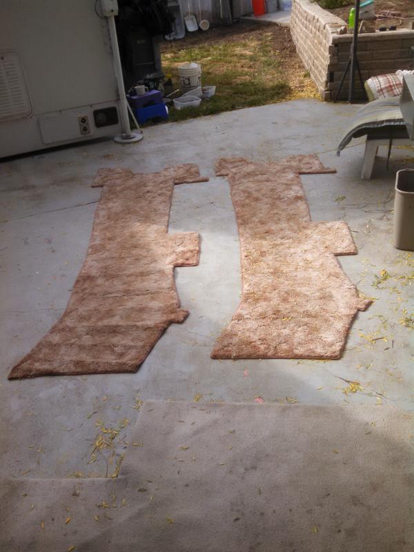 CABIN CARPET ON PATIO