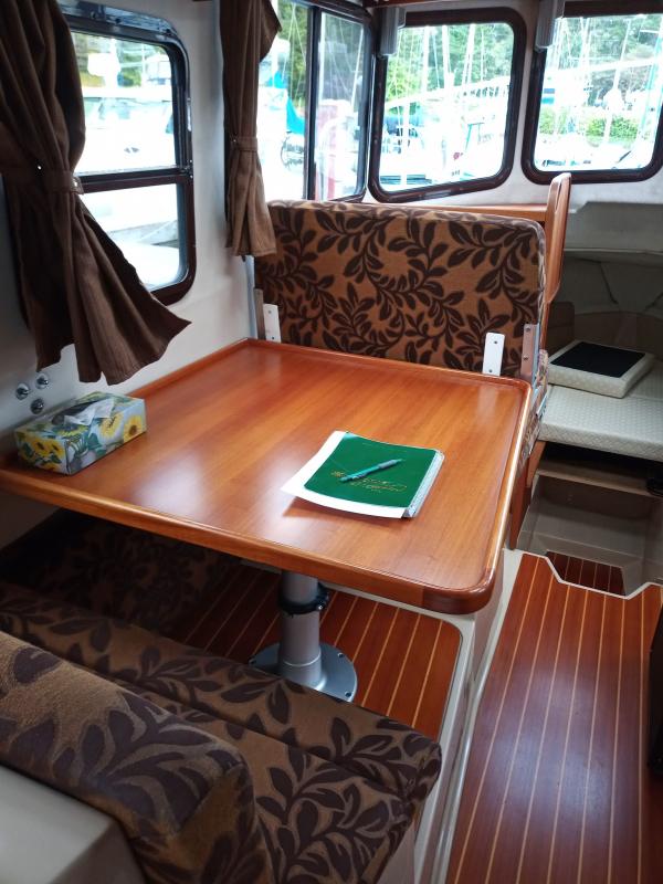 Cabin table and benches