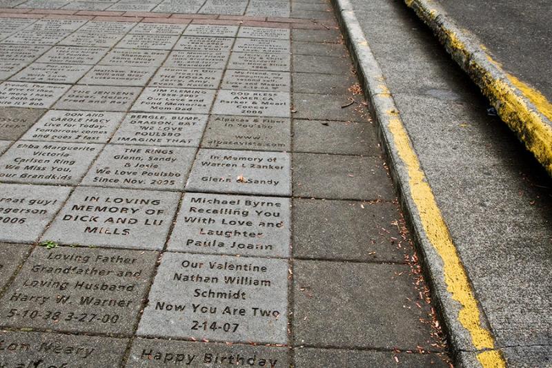 Community remembrances in Poulsbo, WA