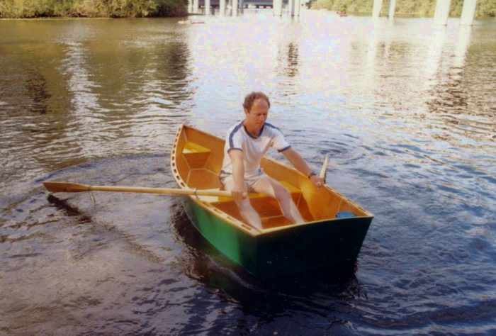craig in green boat