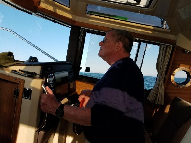 Dad at the Helm