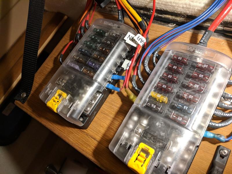 Dashboard button fuses