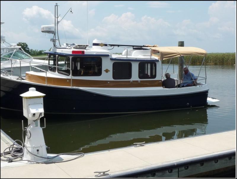 Dealer & Dale finished bimini then rested