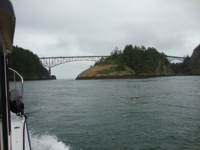 Deception Pass Bridge in front of us