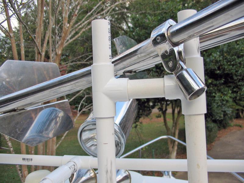 Detail of the Flag Strut and Mast Support