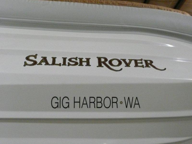 Dinghy's name put on today 4/21/11