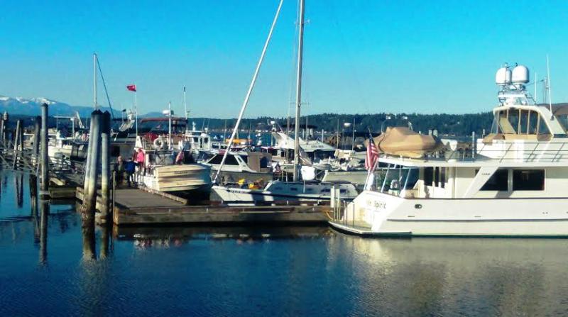 Elan at dock