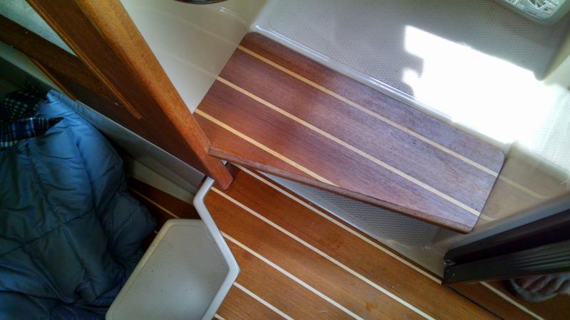 foot rest done by Wefings to match floor