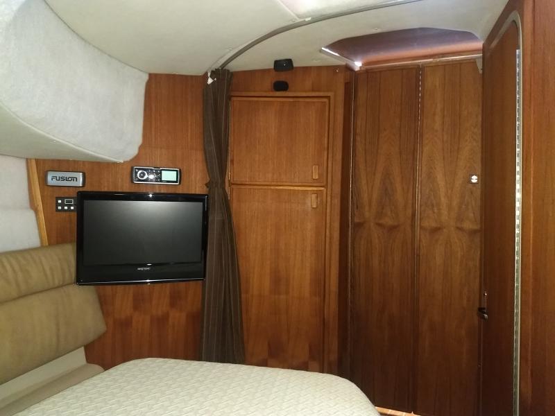 for sale MS Betty TV, Fusion stereo and stateroom ac