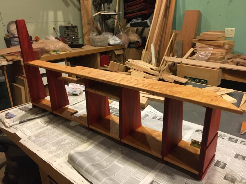 Galley shelf - getting oil