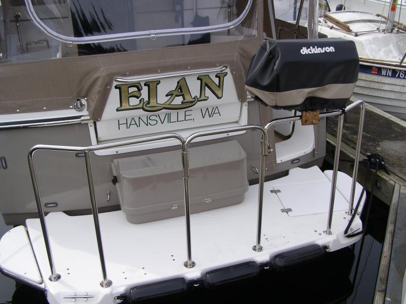 grill and cockpit enclosure