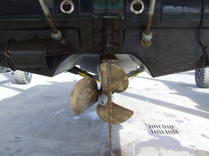 Haulout - Rudder and prop