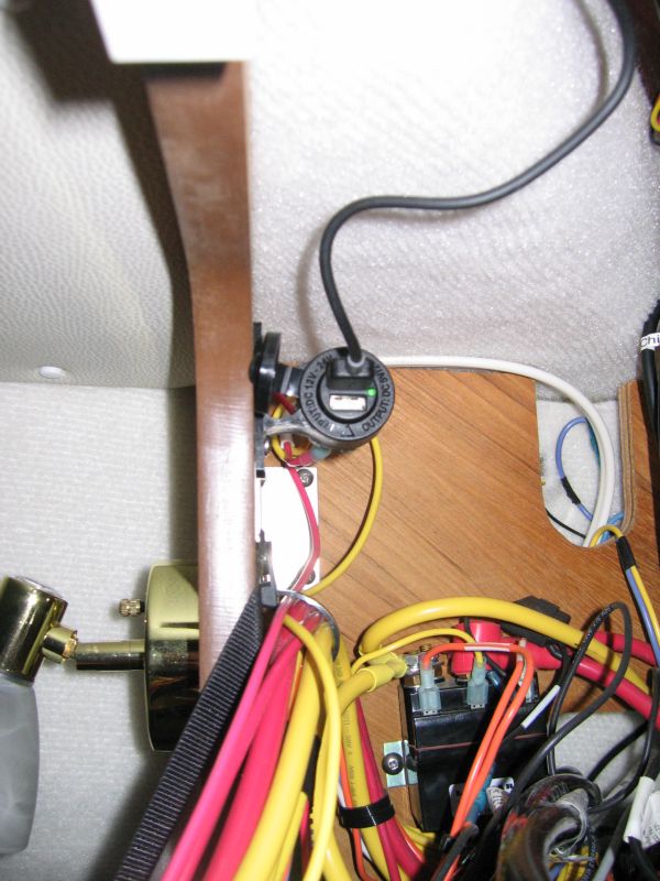 Helm USB power jack