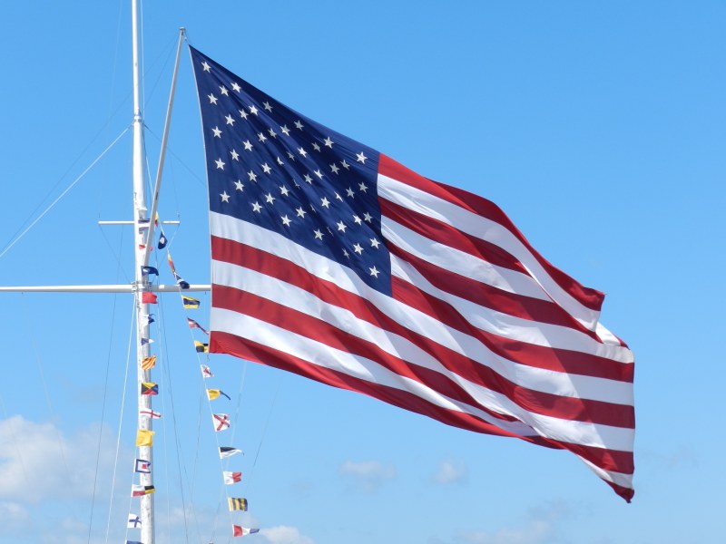 Herreshoff Museum USA Flag July 4 2013