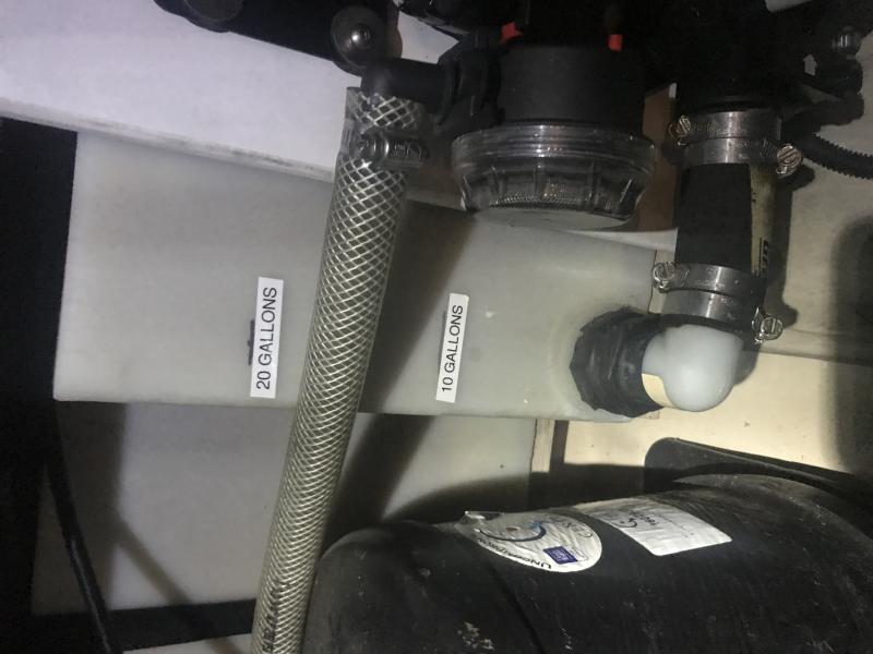 Holding Tank Level Markers
